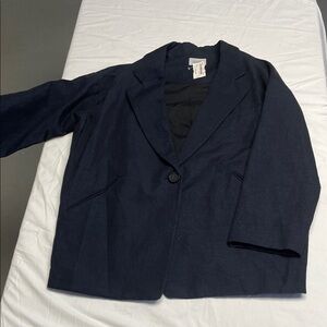 Elegant Navy Women's Blazer